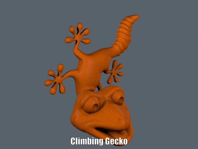 STL file Fridge Climbing Gecko 🧲 ・3D print object to download・Cults